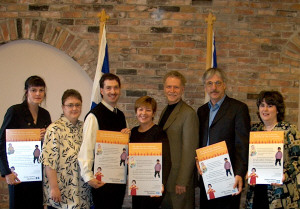 Remise des plaques aux responsables de CPE de la rgion de Portneuf