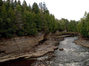 Gorge de la rivire Sainte-Anne