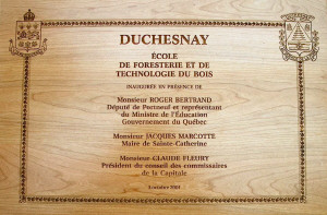 Plaque souvenir