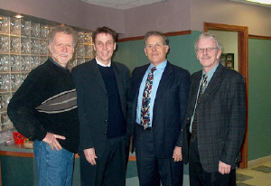 Roger Bertrand, Gatan Desbiens, Edgar 
Cabrera et Michel Blouin