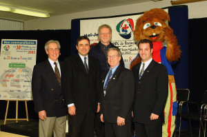 Confrence de presse marquant le lancement des Jeux du Qubec -  Hiver 2003