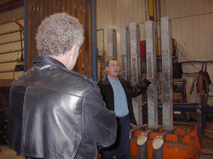 Visite des installations de l'entreprise