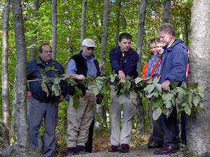 Inauguration du tronon Duchesnay du sentier pdestre national Trans-Qubec