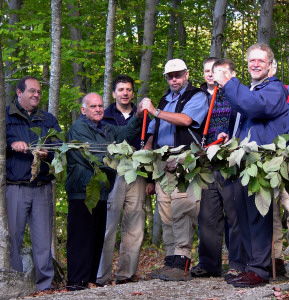 Inauguration du tronon Duchesnay du sentier pdestre quatre saisons