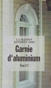 Lu dans Le Soleil du 18 juillet 2004 : Garnie d'aluminium... transform ailleurs ?