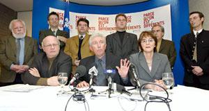Photo de Raynald Lavoie, Le Soleil, 9 avril 2004