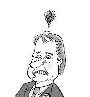 Extrait d'une caricature de Garnotte, Le Devoir,  1er mai 2004