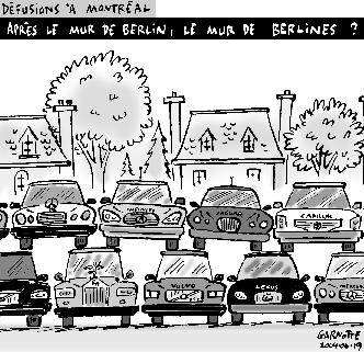 Caricature de Garnotte, Le Devoir, 19 juin 2004