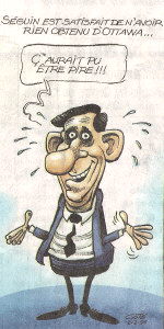 Caricature de Ct, Le Soleil, 2 fvrier 2005