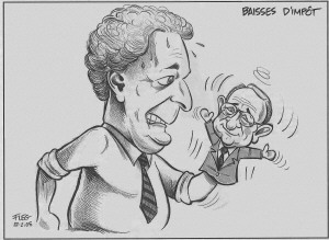 Caricature de Ct, Le Soleil, 22 fvrier 2005