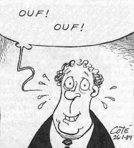 Adaptation d'une caricature de Ct (Le Soleil)