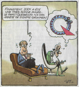 Caricature de Ct, Le Soleil, 29 dcembre 2004