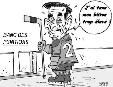 Adaptation d'une caricature de Garnotte, Le Devoir, 21 fvrier 2005
