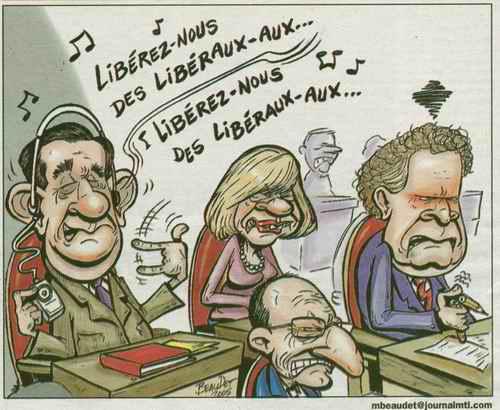 Caricature dans Le Journal de Montral