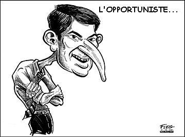 L'opportuniste, adaptation d'une caricature de Fleg, Le Devoir
