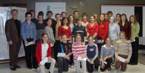 Rcipiendaires des bourses de la Fondation, janvier 2003