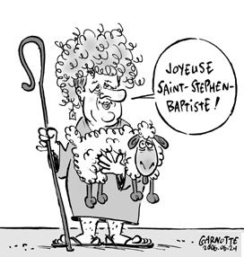 Caricature de Garnotte, Le Devoir, 24 juin 2006