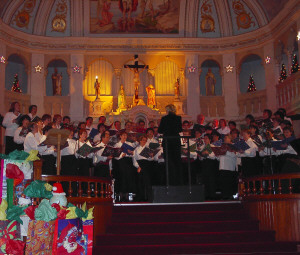 Concert de la troupe LAMISOL,  l'glise St-Jean-Baptiste de Les cureuils (Donnacona)