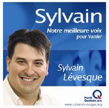 Sylvain Lvesque, candidat du PQ dans la circonscription de Vanier
