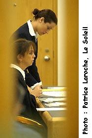 Sophie Chiasson, lors du procs...